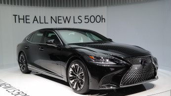 The Lexus LS at the Geneva Motor Show in 2017