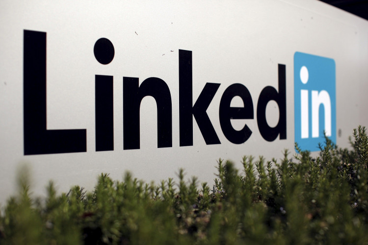 The logo for LinkedIn Corporation is shown in Mountain View, California, U.S. February 6, 2013.