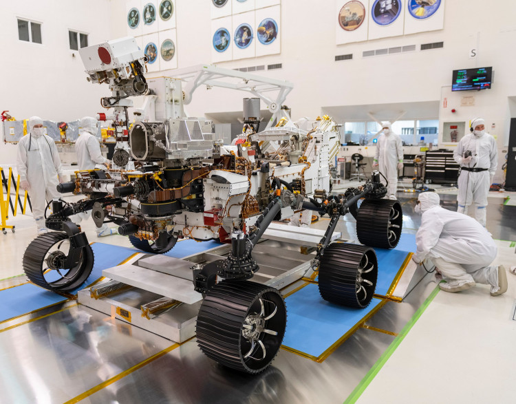 Mars 2020 Rover - First Test Drive-B - December 17, 2019