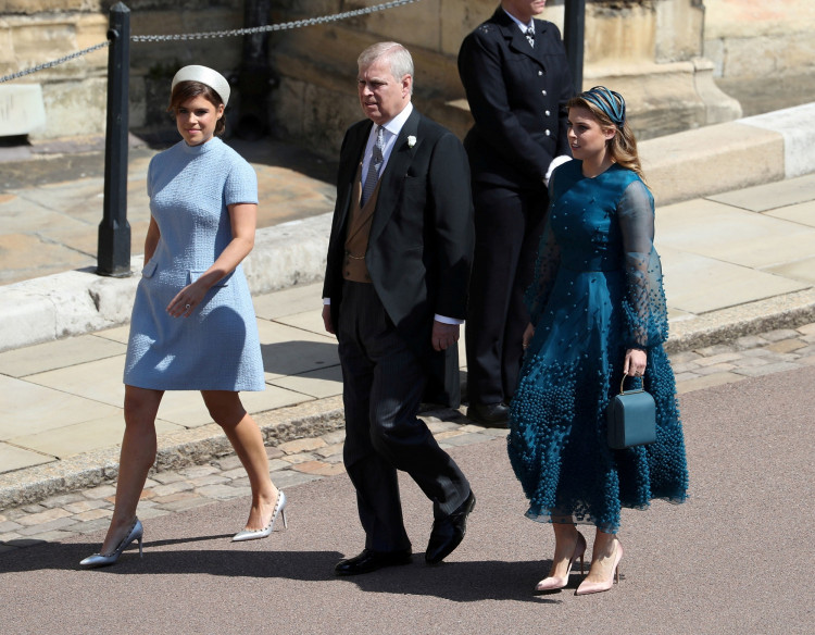 Princess Eugenie , Prince Andrew and Princess Beatrice