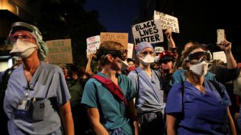 Nurses take part in demonstration