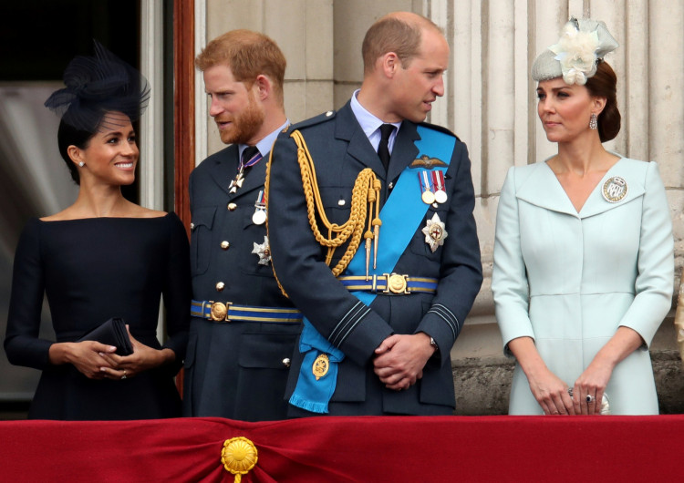 Prince Harry and Meghan Markle, Prince William and Kate Middleton