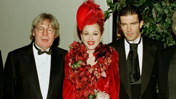 Alan Parker, Madonna and Antonio Banderas 