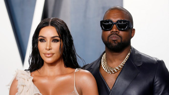 Kim Kardashian and Kanye West 