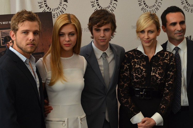Max Thieriot, Nicola Peltz, Freddie Highmore, Vera Farmiga and Nestor Carbonell at The Paley Center for Media on May 10, 2013.