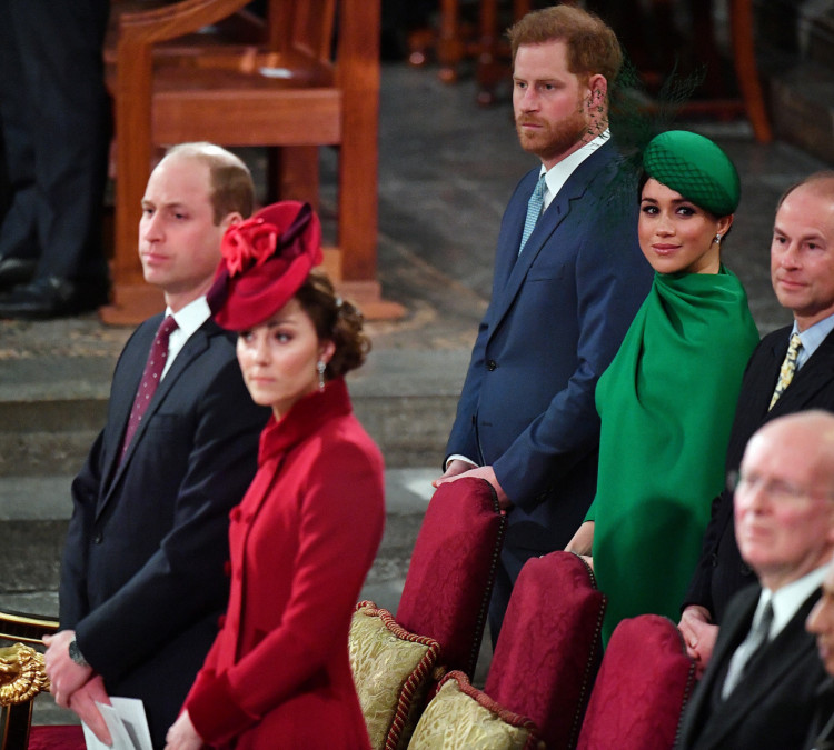 Prince William, Kate Middleton, Prince Harry, and Meghan Markle