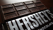 Hershey's chocolate bars are shown in this photo illustration in Encinitas, California January 29, 2015.