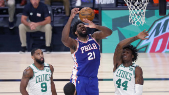 NBA: Playoffs-Boston Celtics at Philadelphia 76ers