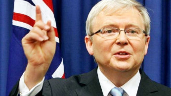 Former Australian prime minister Kevin Rudd