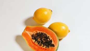 papaya and lemons