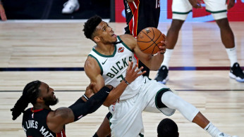 NBA: Playoffs-Milwaukee Bucks at Miami Heat