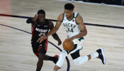NBA: Playoffs-Miami Heat at Milwaukee Bucks