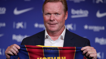 Barcelona unveil new coach Ronald Koeman