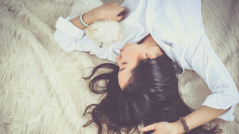 sleeping girl