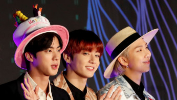 BTS RM, Jin, and Jungkook