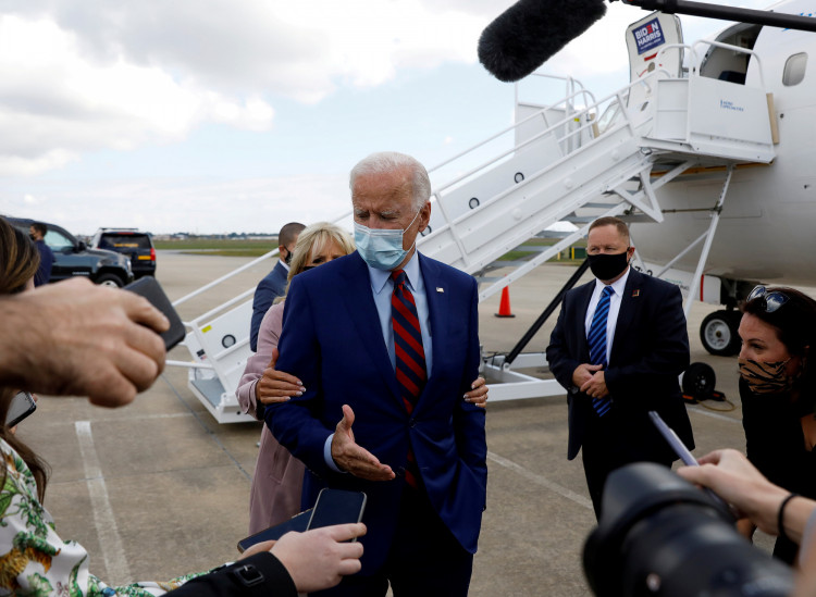 U.S. presidential nominee Joe Biden
