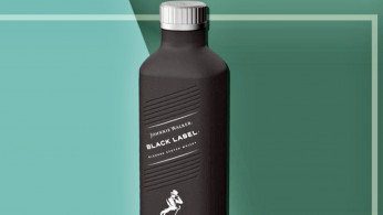 Johnnie Walker paper bottle