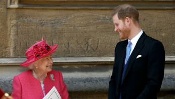 Queen Elizabeth and Prince Harry