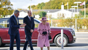 Queen Elizabeth and Prince William