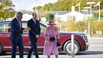 Queen Elizabeth and Prince William