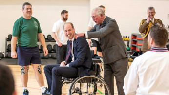 Prince William and Prince Charles