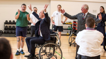 Prince William and Prince Charles
