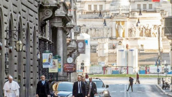 Pope Francis in lockdown