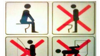 Sit down and pee