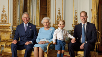 Prince Charles, Queen Elizabeth II, Prince George, Prince William