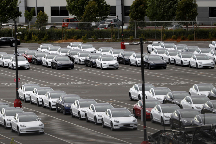 FILE PHOTO: Tesla's primary vehicle factory in Fremont, California