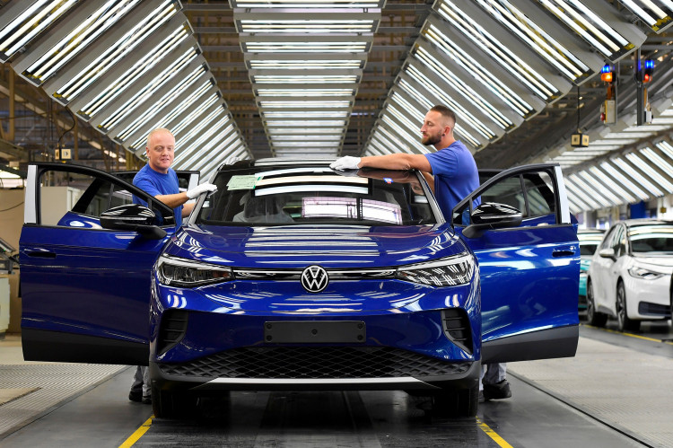 FILE PHOTO: VW shows electric SUV "ID 4" during a photo workshop