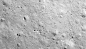 Lunar landing site as seen from Chang'e-5