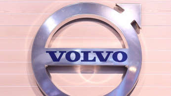 FILE PHOTO: The logo of Swedish truck maker Volvo is pictured at the IAA truck show in Hanover, September 22, 2016