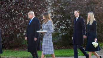 Melania Trump, Ivanka Trump, Donald Trump, Jared Kushner