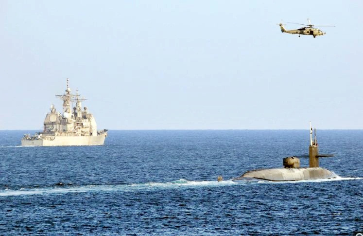 USS Georgia and USS Port Royal