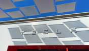 A Tesla store is shown at a shopping mall in San Diego, California