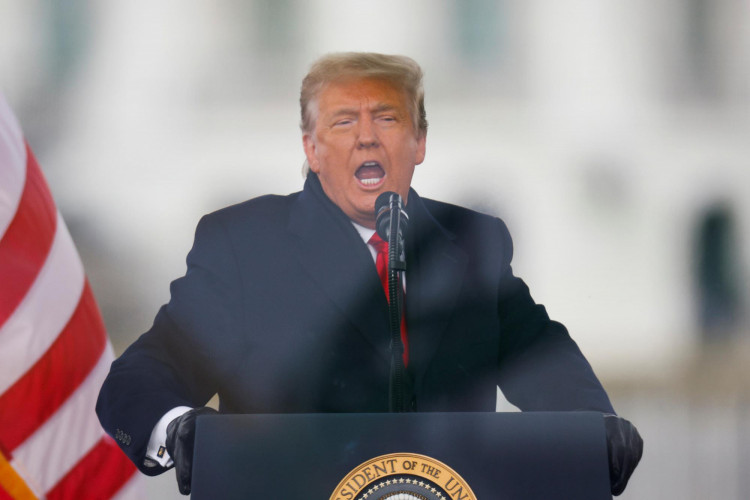 SELF-PARDON Former U.S. President Donald Trump.