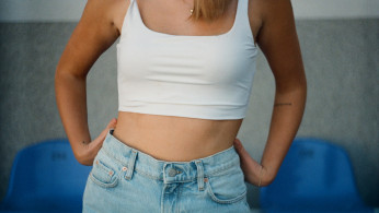 girl, belly, abdomen, weight loss