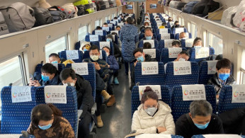 China shares train