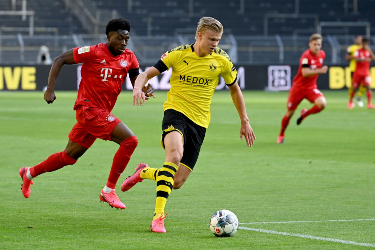 Soccer Football: Borussia Dortmund striker Erling Haaland