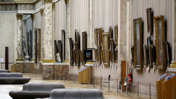 General view of a gallery of paintings at the Louvre museum in Paris, France, March 11, 2019. 