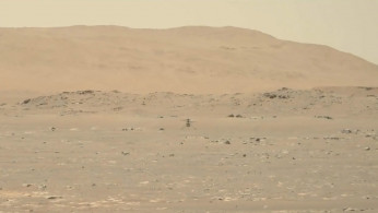 In a first, a small, high-tech helicopter has flown in another planet