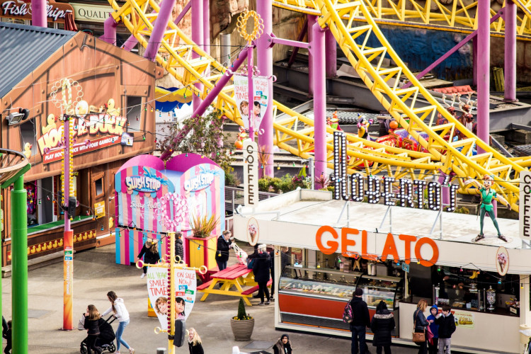 Adventure Island Fun Park at Southend-on-Sea, Essex, Britain.