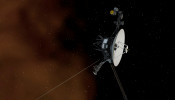 FILE PHOTO: Undated artist's concept depicting NASA's Voyager 1 spacecraft entering interstellar space