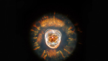 The Clown-faced Nebula as seen by the Hubble Space Telescope