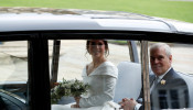 Prince Andrew and Princess Eugenie 