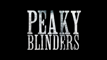 Title card of the series Peaky blinders, starring Cillian Murphy