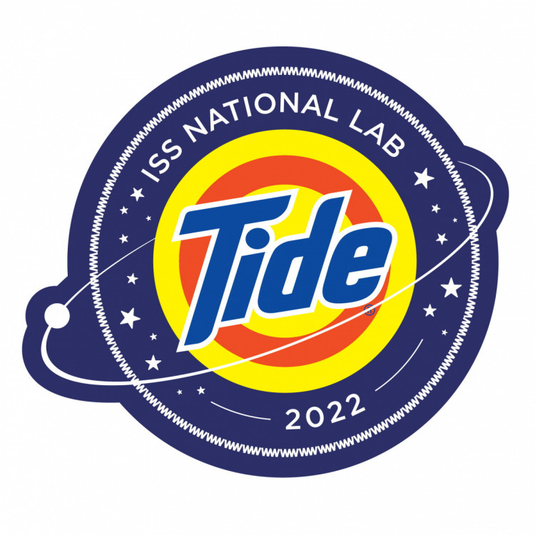The logo for the NASA Tide detergent that will be tested in space