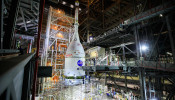 Orion Spacecraft Joins Artemis I Moon Rocket at Kennedy