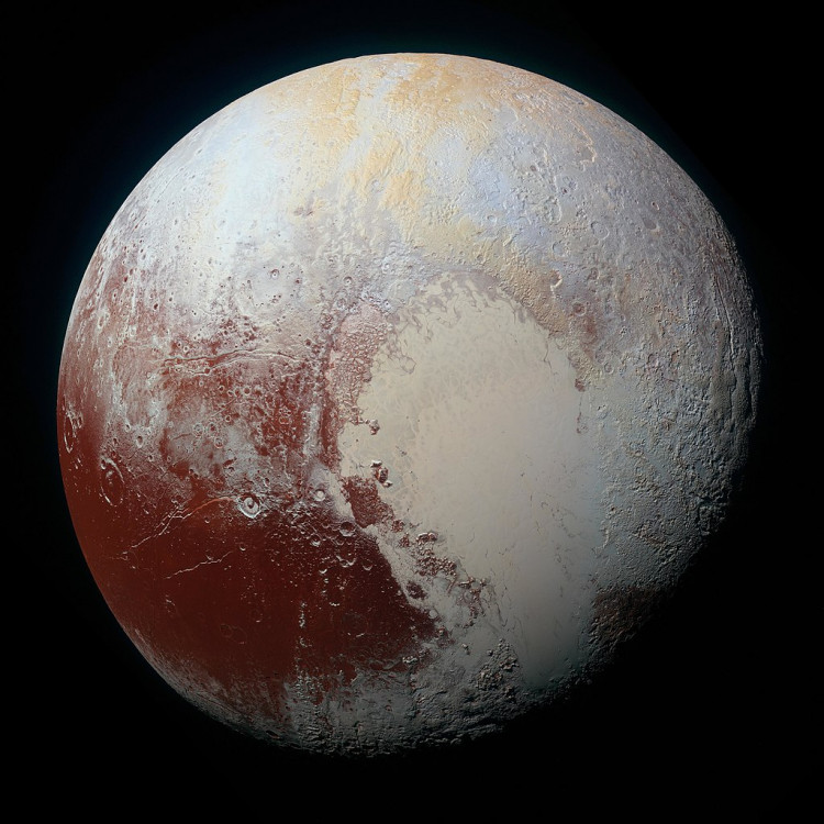 enhanced color view of Pluto